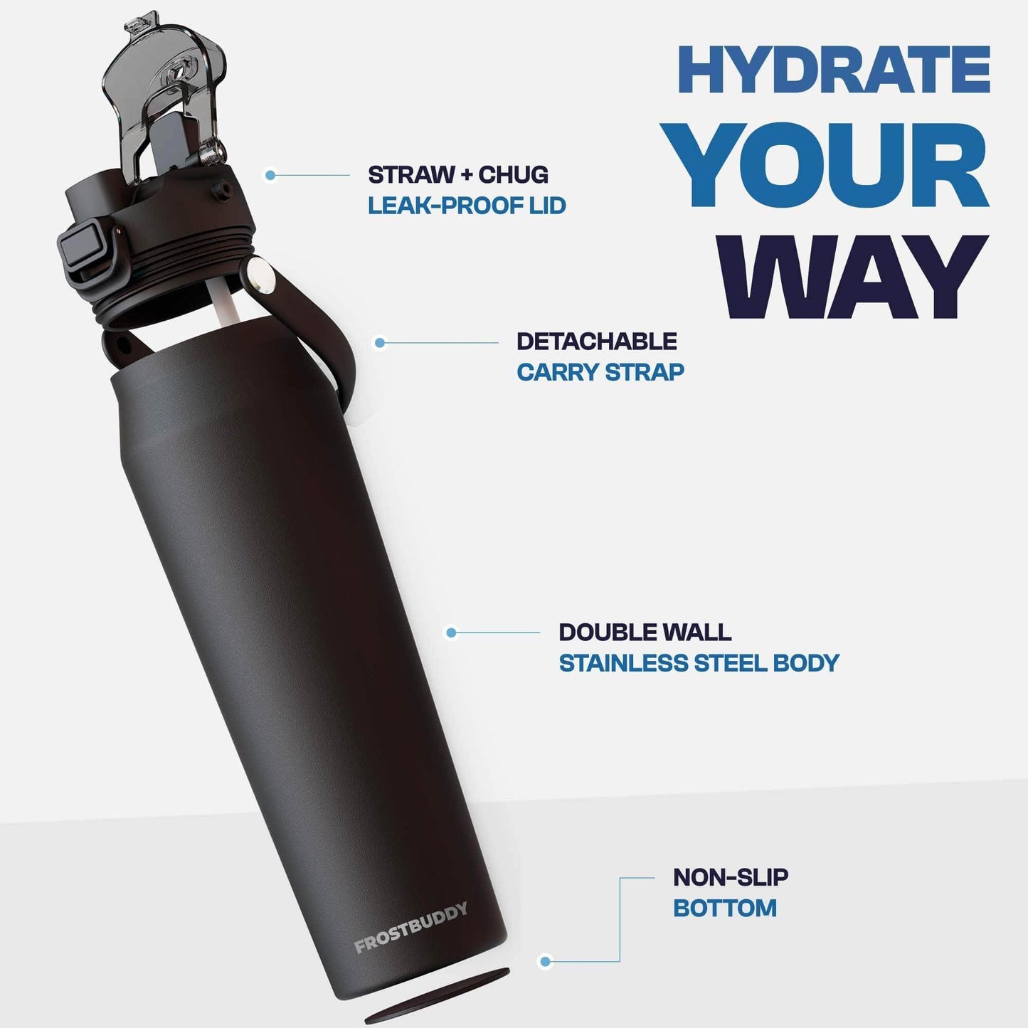 Bottle Buddy 24oz | I Scream For Ice Cream
